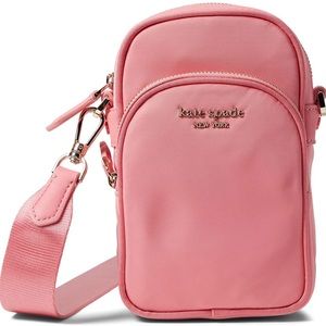 Kate Spade New York The Little Better Sam Nylon Phone Crossbody Carolina Coral🌺